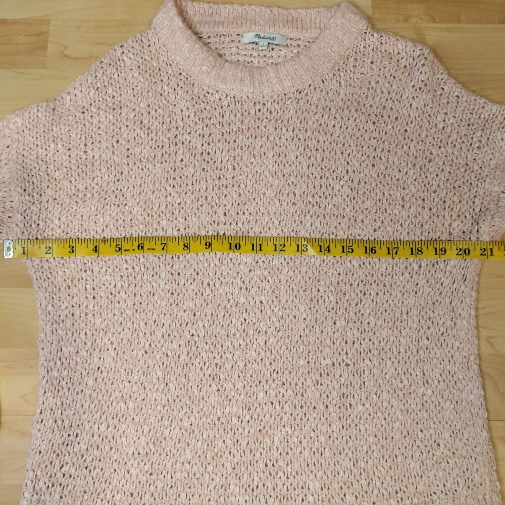 Madewell Women's Baez Pullover Sweater Small Pink. - Picture 7 of 10